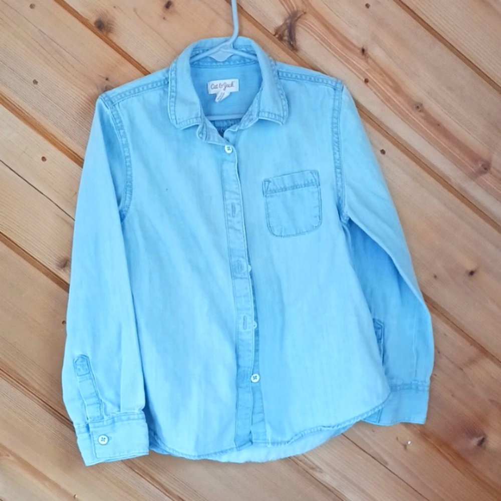 Kid denim shirt